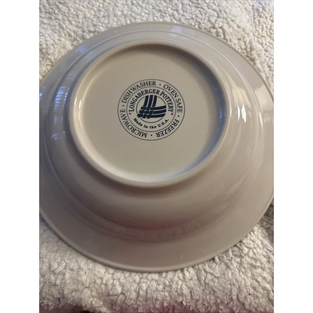 Longaberger Woven Traditions Blue- USA- 12 1/8